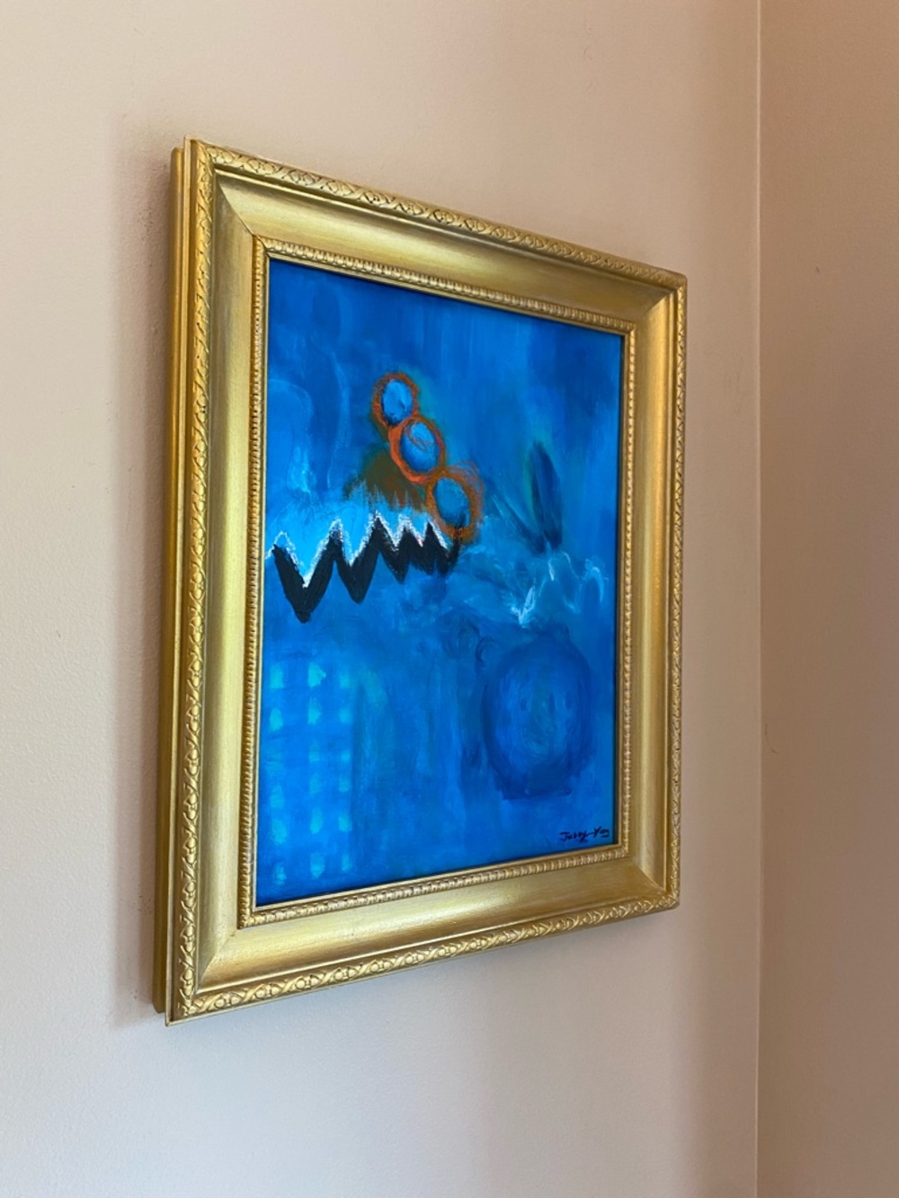 Original Abstract  Art UNFramed contemporary art - Picture 2 of 2